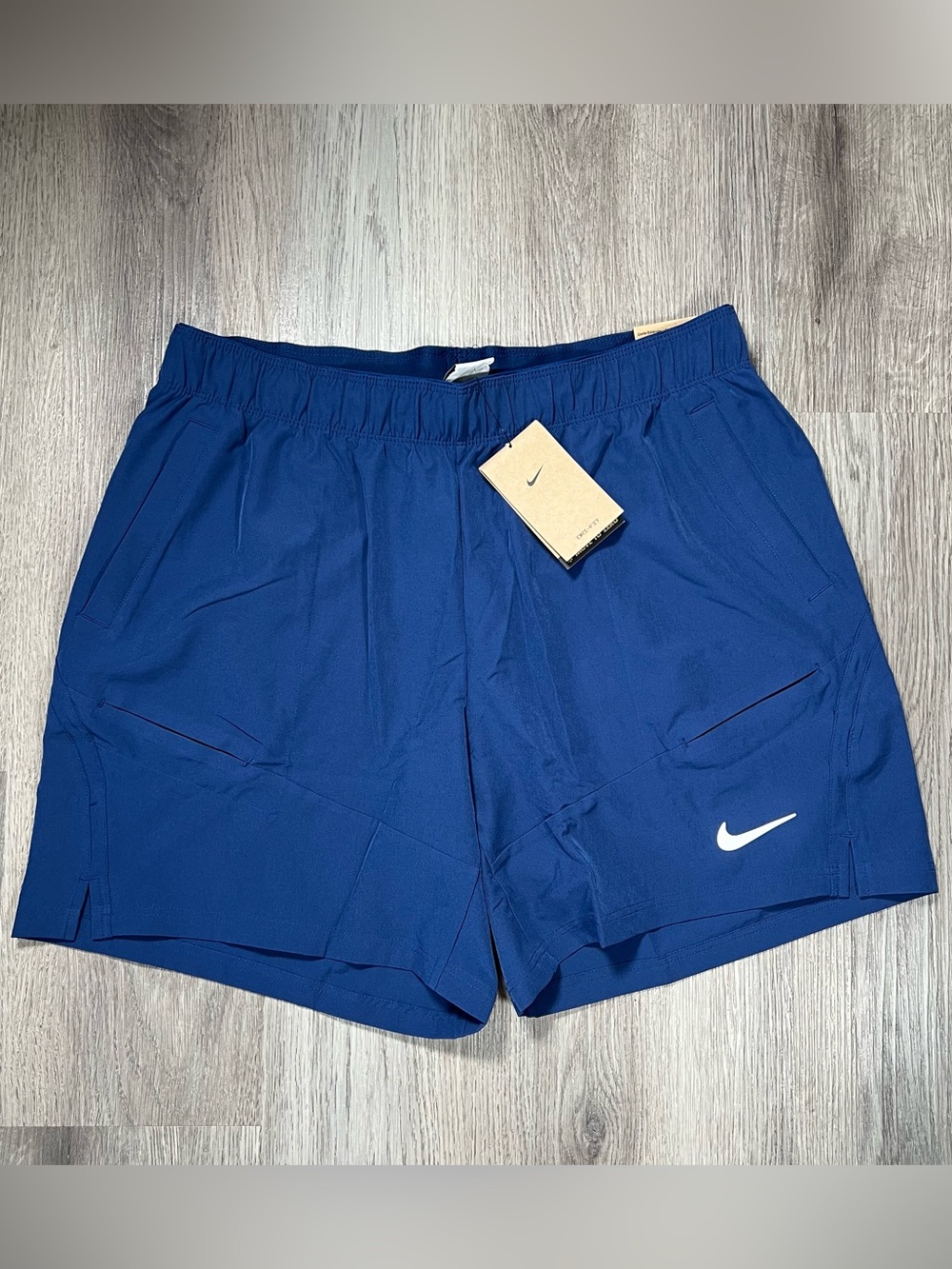 Nike Dri-Fit Unlined 7" Blue Victory Tennis Shorts Blue Mens XL FD8721-493